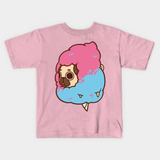 Cotton Candy Puglie Kids T-Shirt